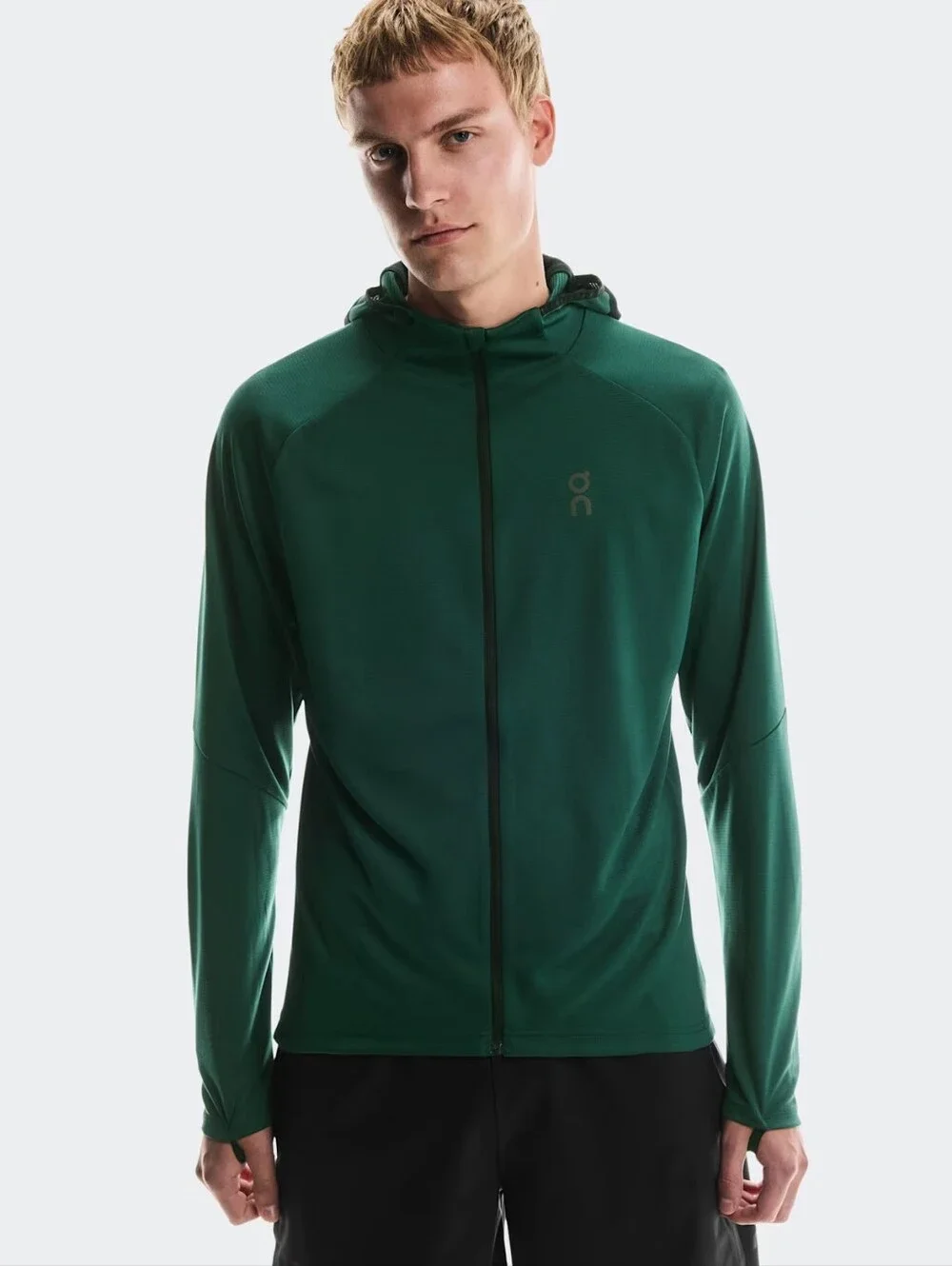 On Cloud Mens Climate Zip Hoodie Size Large